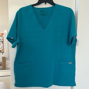 FIGS Technical Collection Women's Teal Top XXL